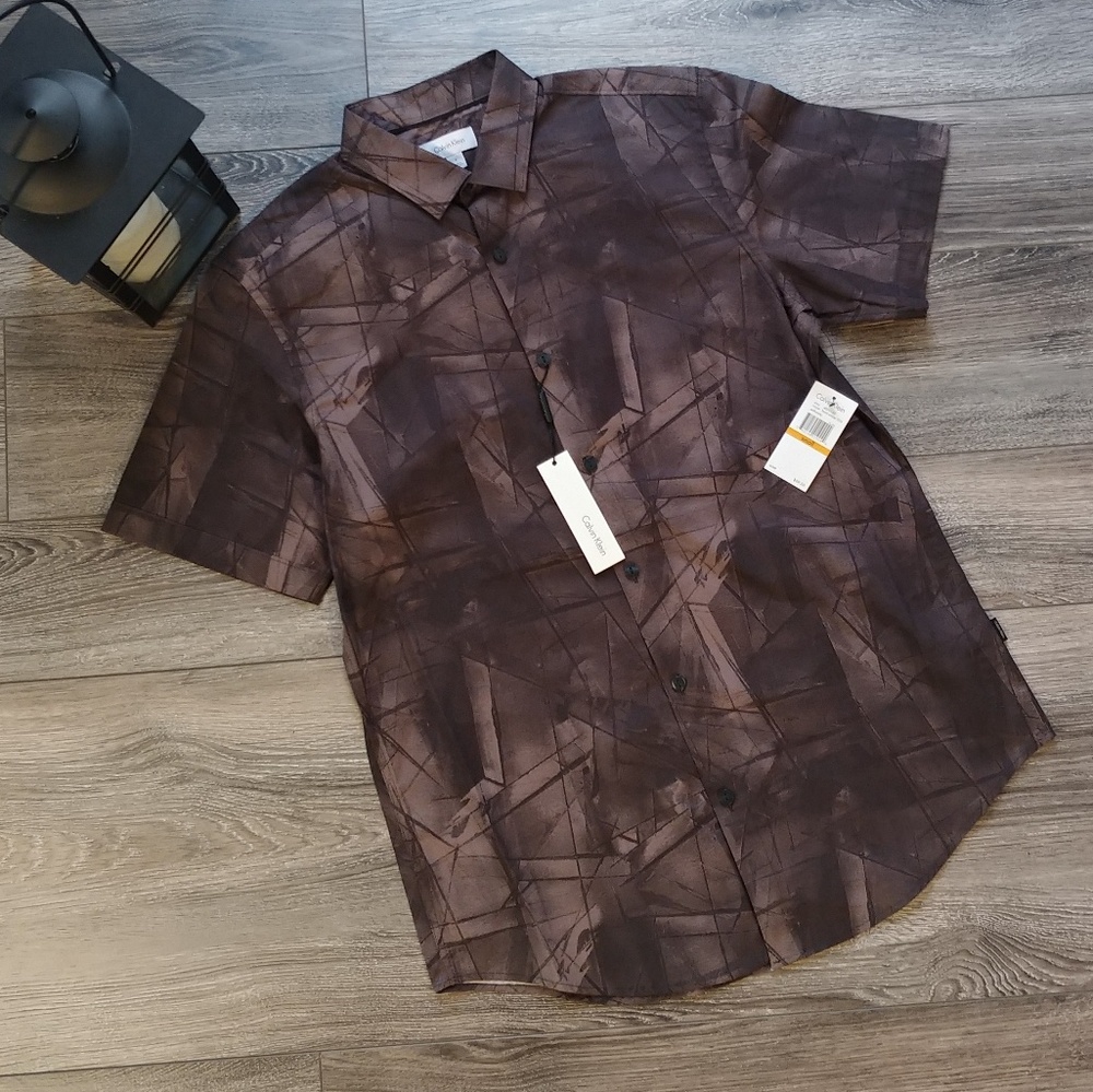 Calvin Klein short sleevw Button down